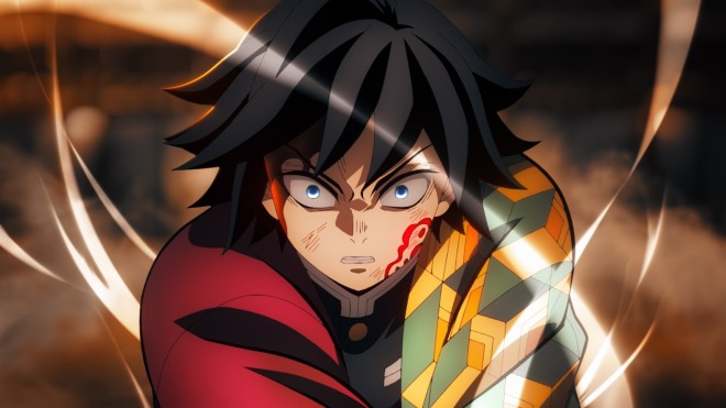 Giyu Tomioka featuring Demon Slayer Mark